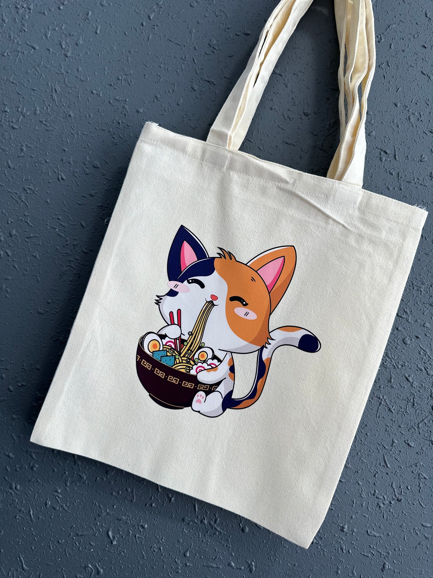 DTF Cream Canvas Tote Bags