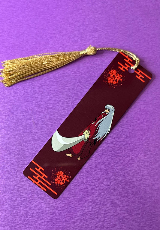 Metal Anime Themed Bookmarks With Tassel